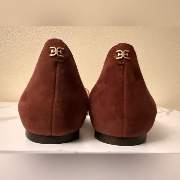Sam Edelman Rodney d’Orsay Flat, Brown Suede, Size 9-1/2, NWOB - Picture 7 of 10